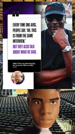 When Michael Jordan speaks, the world reacts