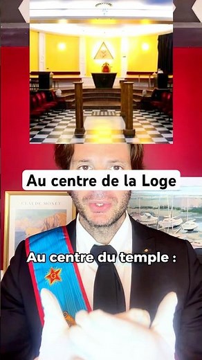 Symbolique maçonnique : Au centre de la loge #francmaçonnerie