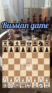 Russian game #chess #chesspuzzle #chessmastermind #chessstrategy #chesstricks | Chess tricks