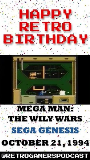 Happy Birthday to Mega Man: The Wily Wars on Sega Genesis!