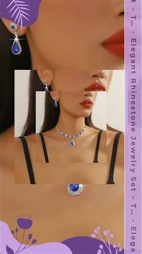 Elegant Rhinestone Jewelry Set – Timeless, Sparkling & Perfect for Any Occasion