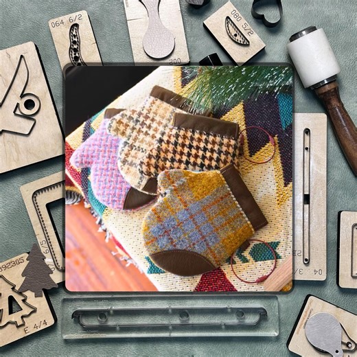 Spring Clip Glove-shaped Coin Purse- for Storing Coins, Cards. DIY Precision Steel Ruler Metal Cutting Mold | Leather Crafts and Handicrafts - Etsy