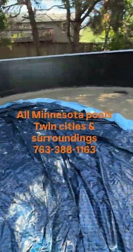 Above Ground Pool Liner installation. Shokopee, Minnesota ￼