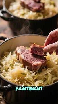 🐷 CHOUCROUTE GARNIE ALSACIENNE FACILE | Le Vrai Secret pour une Viande Fondante (Recette Hiver) 🥔🇩🇪