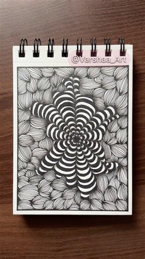 Day 230 - Easy Doodle Art Tutorial #doodle #doodleart #easy #drawing #art #zentangle #zen