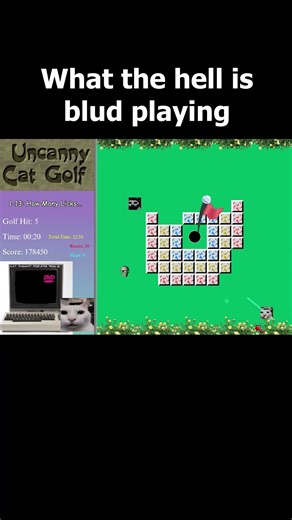 Uncanny Cat Golf Almost Killed Me #uncanny #gaming
