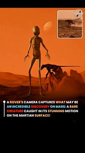 “What Did NASA Just Catch Walking on Mars?! 😳🛸🔥” A new rover image from Mars has stunned scientists across the USA — showing what appears to be a **tall, humanoid alien figure** standing on the Martian surface, with another creature caught sprinting in the background. 👽🏃‍♂️💨 This is NOT like the usual rock formations or optical illusions. The figure’s **posture**, **limbs**, and **symmetry** have led experts to ask one terrifying question: Was something… actually **alive** on Mars when thi