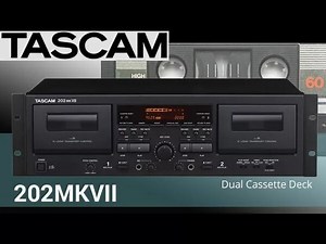 New Tascam 202ᴍᴋVII cassette deck - Detailed review