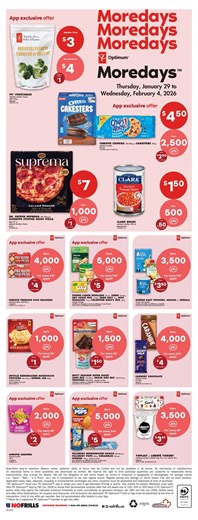 Flyers for No Frills Valid from January 29 to February 4, 2026 https://www.flyers-on-line.com/no-frills #NoFrills #Savings #Promotions | Flyers Online