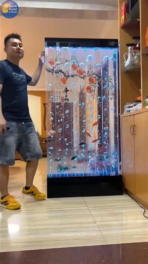 Water Bubble Wall Creates a Relaxing Visual Experience!Water Bubble Wall #shorts