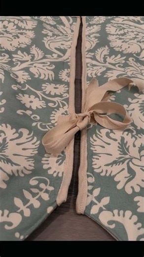 Closer Look: My Handmade Sea-Glass Coastal Tree Skirt 🌊🎄