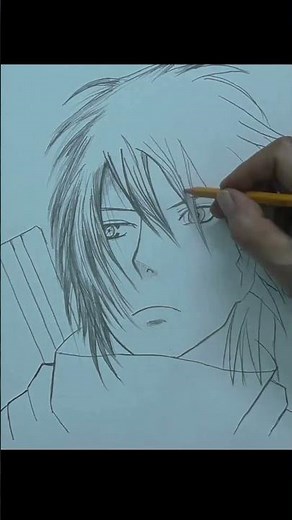 How to Draw Sasuke From Naruto Anime #anime #animedrawing