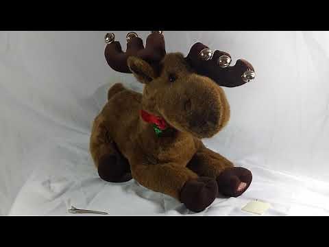 DanDee Singing Reindeer Plush Rockin Around the Christmas Tree Demo