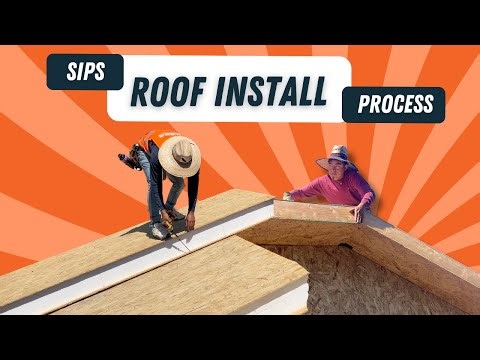 Step by step, learn how to install SIP Roofs