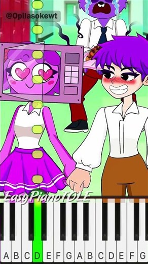 Catnap SAD Stories? Poppy Playtime Chapter 5 😂 - Piano Tutorial