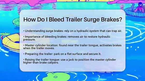 How Do I Bleed Trailer Surge Brakes? - Boat Life Masters