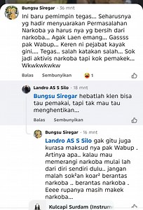 Lihatlah ini pak wakil Butiku Komando Tarigan Aku sudah bertaruh nyawa untuk Tanah Karo ini, apakah kam tidak pernah berpikir bagaimna tekanan yang kami alami memerangi pekat ini. Ini juga bentuk cinta kami kepada kalian kami masyarakat membatu sebagian tugas kalian? Bisakah kam menyuci kembali nama baik kami gerakan suara rakyat Karo ini pak? Bunuhndu kel karakter kami pak😭 | Anes Ketaren