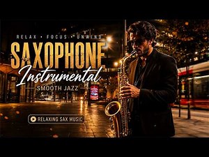 🌙 Late Night Sax Vibes ✨ Relaxing Jazz Music for Calm Evenings, Cozy Moments & Stress Relief