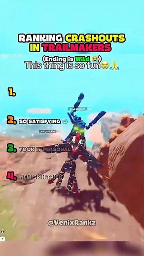 Ranking Crashouts In Trailmakers