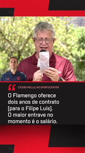 Flamengo e Filipe Luís desejam renovar, mas a negociação ainda enfrenta entraves. Cícero Mello traz todos os detalhes no SportsCenter! #FutebolNaESPN #Flamengo #FilipeLuis #tiktokesportes