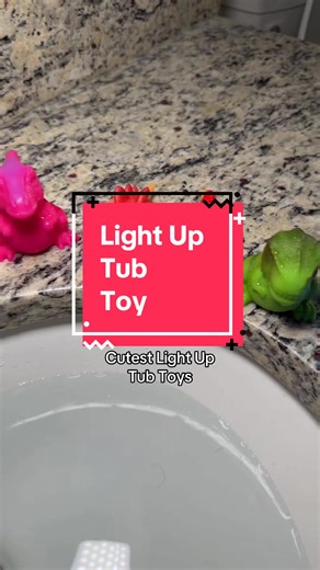 Cutest Tub Toys #tubtoys #lightuptoy #tubtime