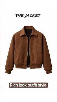How to style Brown Jaiket with Black Jeans ll Rich look style 2026 ll Men's wear dresses collection