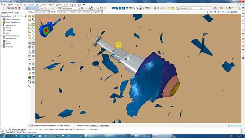 Abaqus灯泡摔碎 脆性开裂模型 brittle cracking