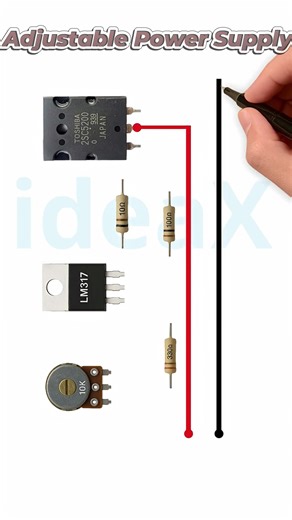 High Power Adjustable Power Supply #LM317 #electronic #diy #voltageregulator | Electric 2.0