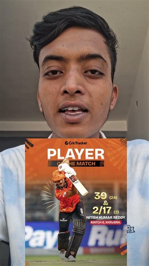 Srh Player play Fire 🔥 vs kkr #ipl2026