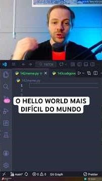 O HELLO WORLD MAIS DIFÍCIL DO MUNDO #programação