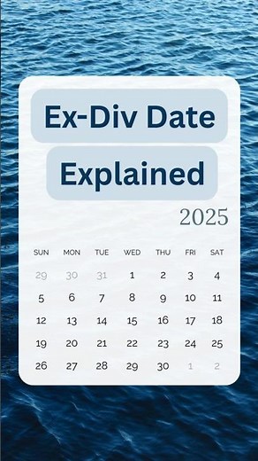 Ex-Div Date Explained