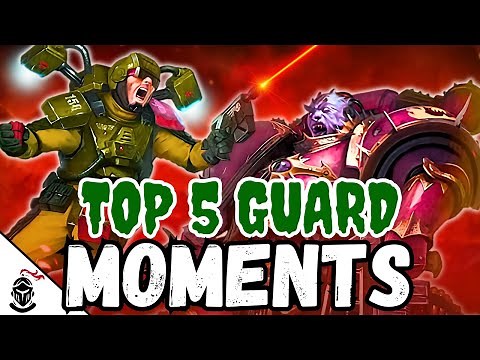 The TOP 5 Greatest's Moments of the Imperial Guard! | Warhammer 40k Lore Explained