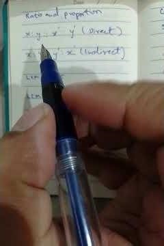 Ratio and proportion