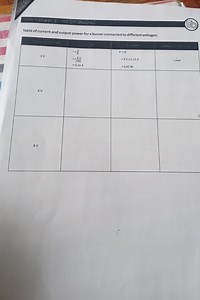 Complete the following table for a buzzer connected to differen... | Filo