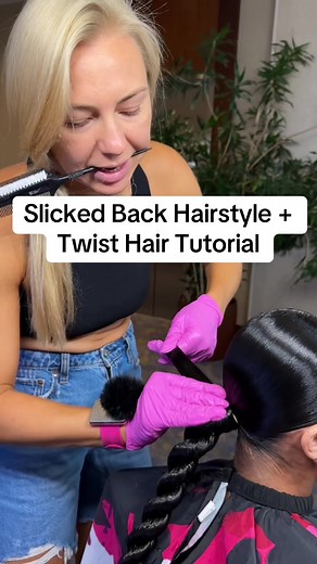Slicked Back Hair Tutorial: Twist Hairstyle Guide
