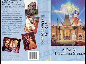 A Day at The Disney Studios VHS ~ 1995 - InteractiveWDW