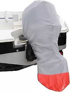 Oceansouth Full Outboard Motor Engine Cover (Gray, 50hp to 150hp)