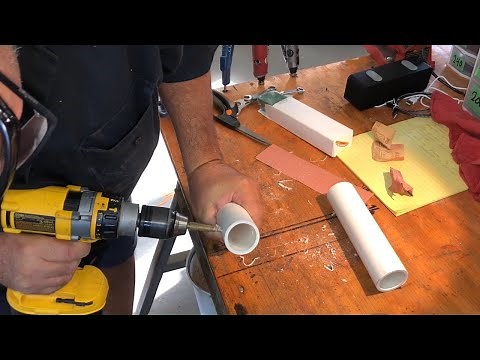 How to make a Wall mounted flashlight holder