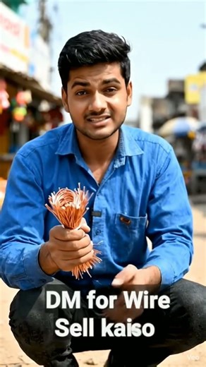 Electrician bhai, jo chhota chhota copper wire aap fek dete ho, wohi paisa banata hai #copperwire