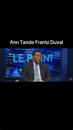 Frantz Duval le Nouvelliste Nan le Point