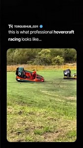 This is what professional hovercraft racing looks like...