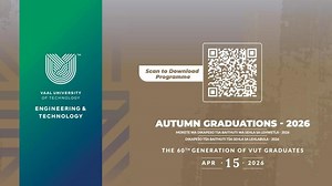 🎓 VUT Graduation 2026 | Engineering Technology | 15 April | Session 2 – 13:00 | Vaal University of Technology (VUT)