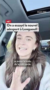 MET : on a essayé le nouvel aéroport à Longueuil #lapresse #transports