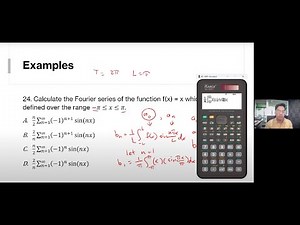 Calculator Techniques for Fourier Series (Advanced Engineering Mathematics)