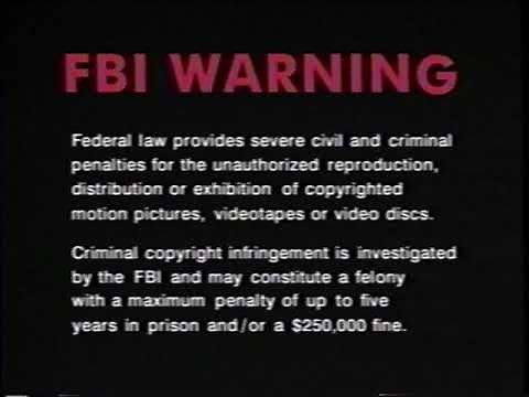 PolyGram Video FBI Warning Screen (1993-1999)