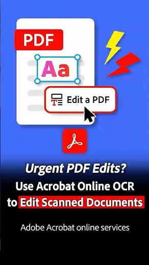 Urgent PDF Edits? Use Adobe Acrobat Online OCR to Edit Scanned Documents in Minutes