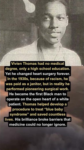 Vivien Thomas: A Genius Without a Degree