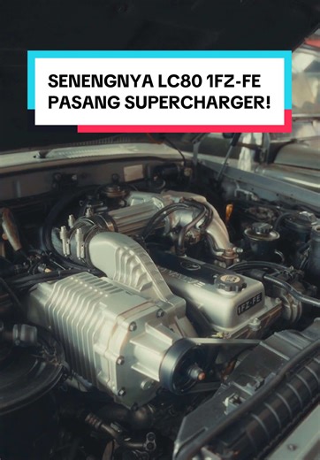 Upgrade Supercharger untuk LC80 1FZ-FE