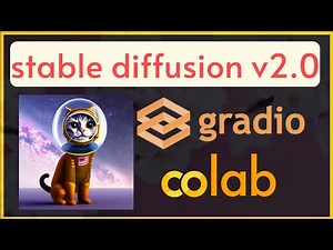 How to use Stable Diffusion v2.0 on Colab with Gradio UI using Diffusers