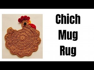 How To Crochet a Cute Chicken Coaster 🐣| Easy & Fun Diy Project !